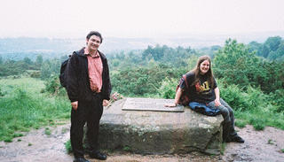 The Intreped Expoititioners At The Memorial In Ashdown Forest